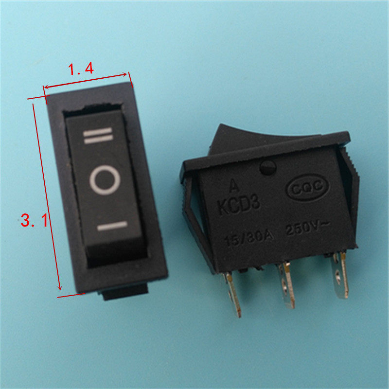 KCD3-101N KCD2 Black Rocker Switch Rocker Switch Rocker Switch