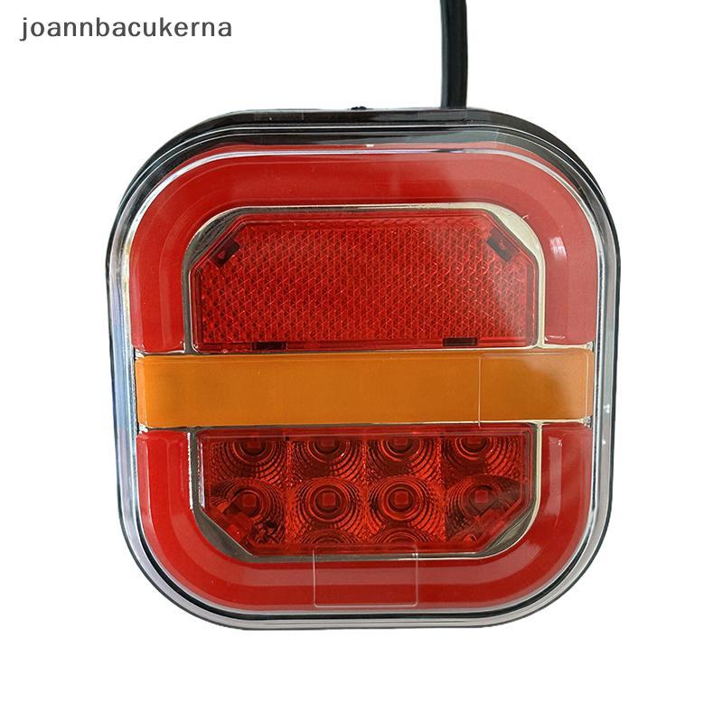 2pcs 4inch LED Đèn đuôi 12V 24V phía sau phanh tín hiệu lần lượt cho Trailer xe buýt Pickup
