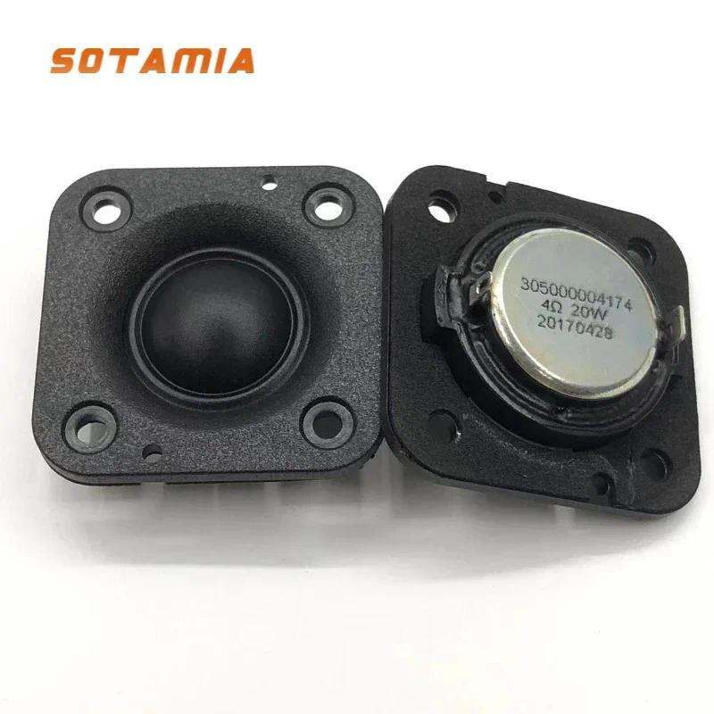SOTAMIA 2 Chiếc 2 Inch 48MM Loa Âm Thanh 4 Ohm 20W Tweeter 20 Core HIFI Màng Lụa Tweeter DIY Loa