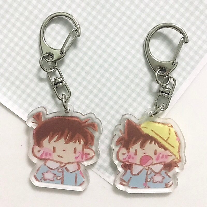 (Ảnh Shop Tự Chụp) Móc Khoá Cặp Đôi Bé Shinichi ( Conan )  Và Bé Ran Mẫu Giáo  👩‍❤️‍👨🌱