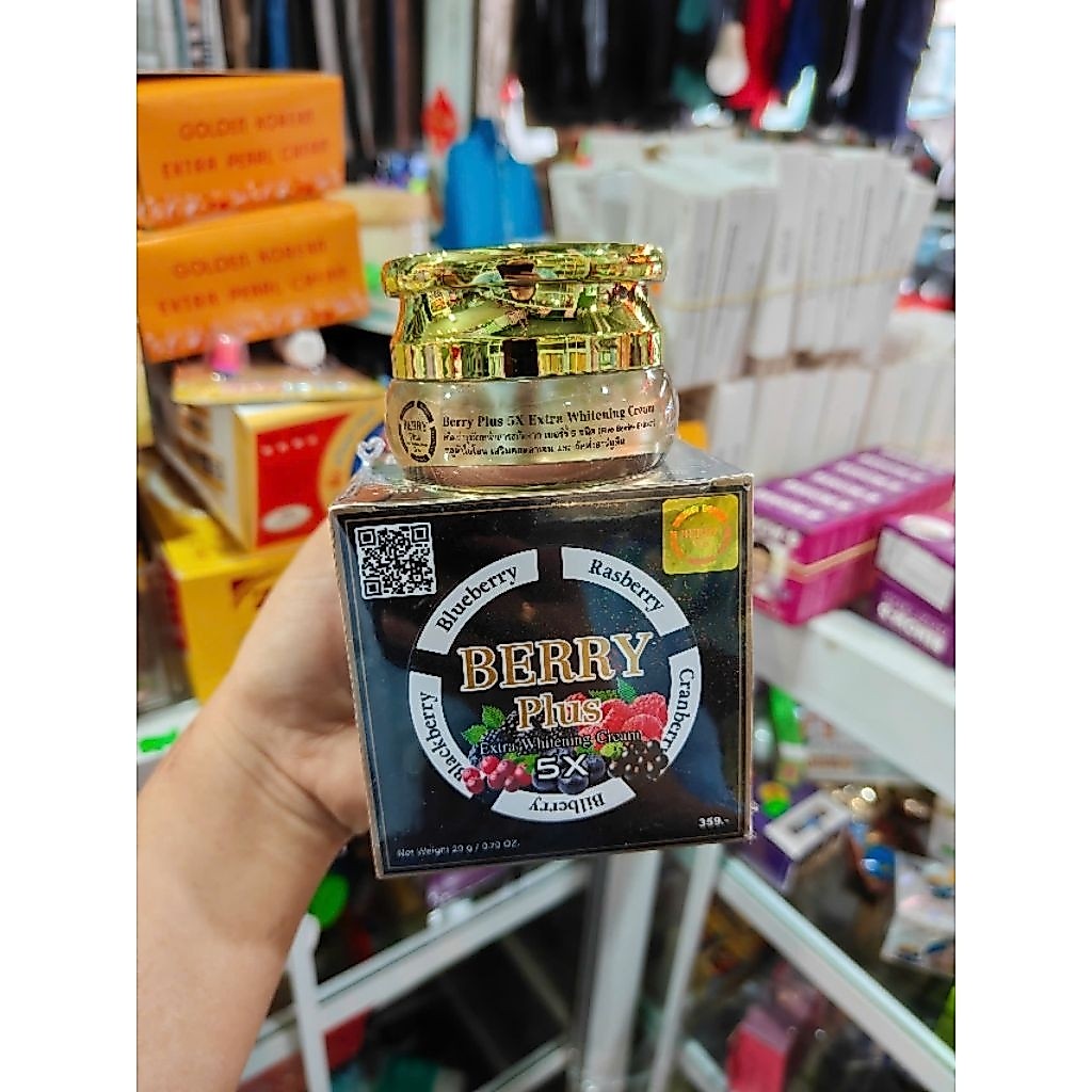 [ date mới ] Kem Dưỡng Trắng Mờ Nám Tàn Nhang 4K Berry Plus 5X - kem 4k trái cây