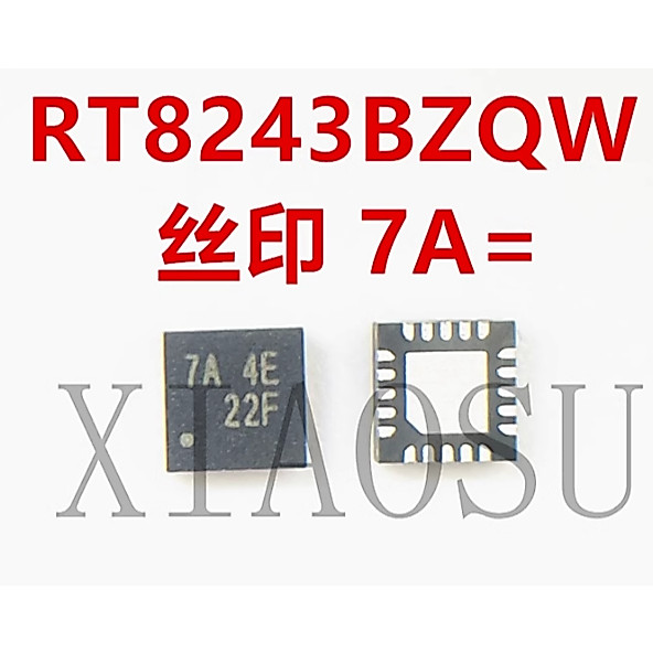 [R154] RT8243BZQW 8243 7A ic nguồn trên bo mạch - Mới nguyên bản - Original NEW