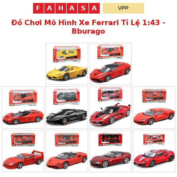 Đồ Chơi Mô Hình Xe Ferrari Tỉ Lệ 1:43 - Bburago