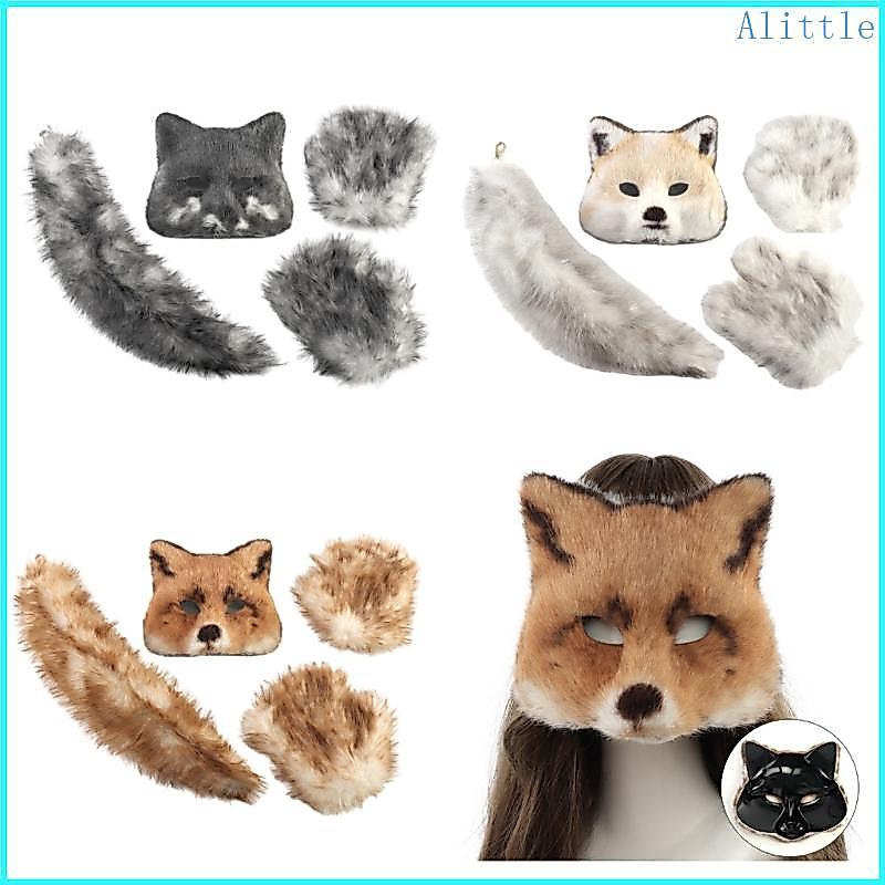 Alia Cáo Phụ Kiện Trang Phục Đuôi Cáo Cho Halloween Trang Phục Hóa Trang
