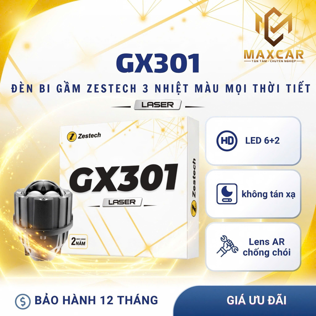 Bi Gầm Zestech GX301 3 Màu Chính Hãng