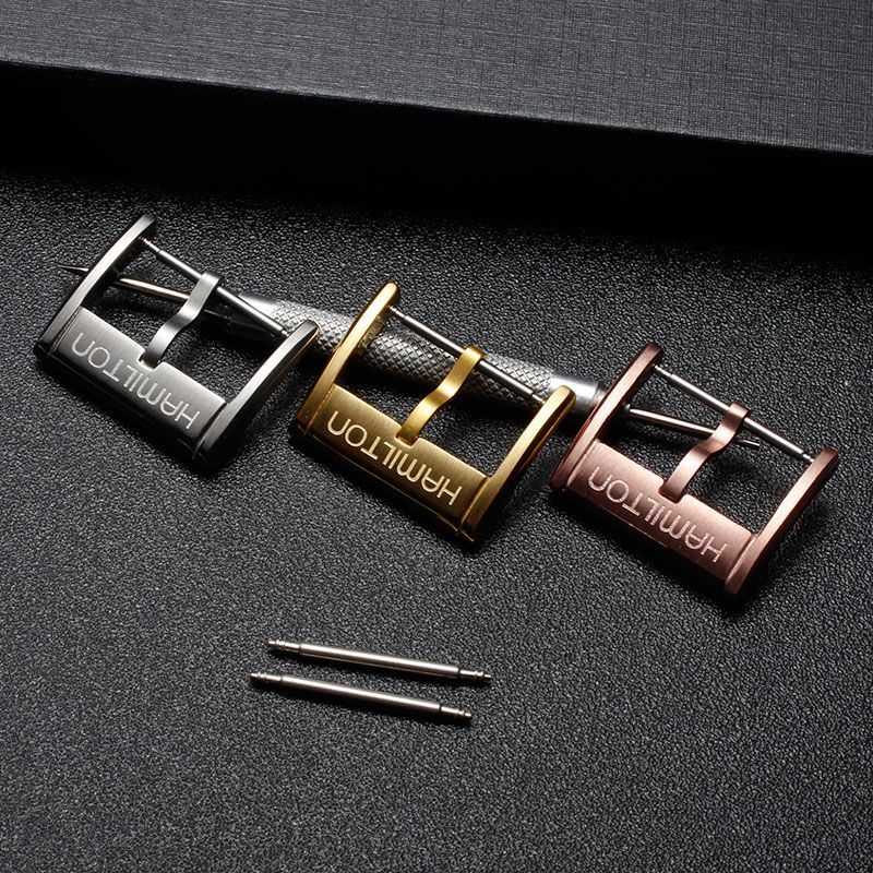 Hamilton Chính Hãng Pin Khóa Hamilton Thắt Lưng Nam Nữ Đồng Hồ Phụ Kiện Khóa 18 20