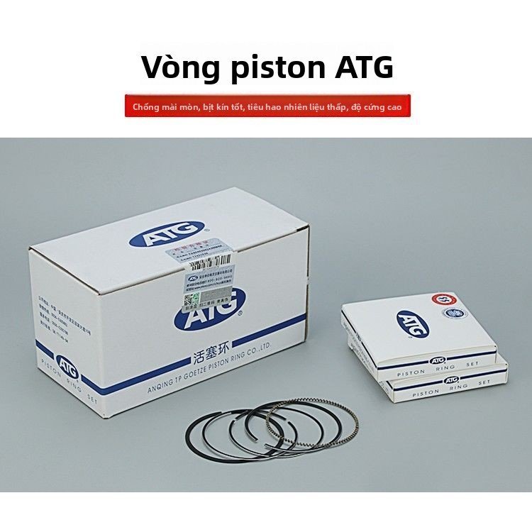 Bạc séc măng xe máy ATG Anqing 70cc 100cc 125cc 150cc xéc măng piston xe số xe ga cao cấp giá rẻ gia
