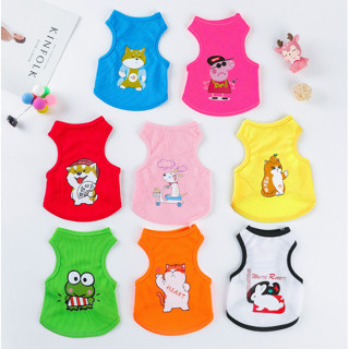 Áo ba lỗ cho Chó Mèo Mùa Xuân Hè Mỏng Thoáng Khí Chống Nắng Thú Cưng ( mẫu ngẫu nhiên )