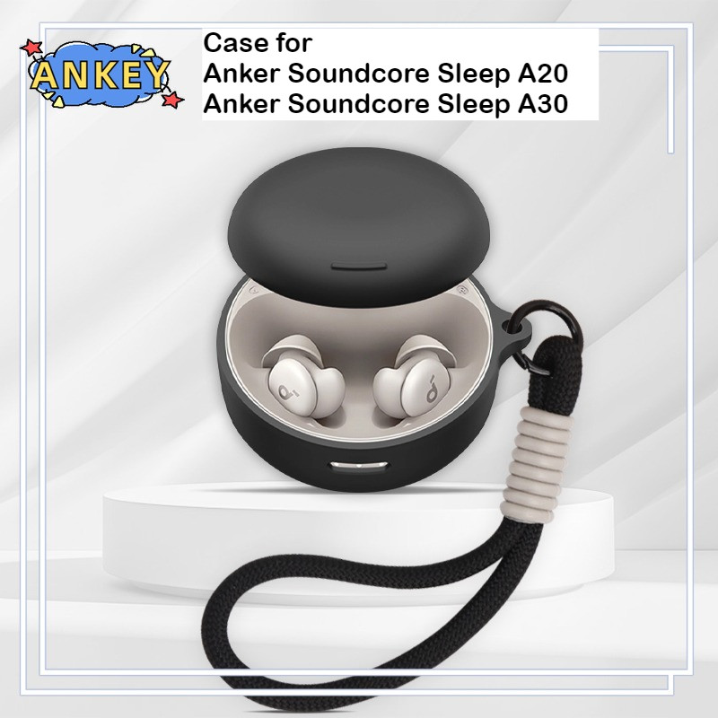 for Anker Soundcore Sleep A20 Protective Case Nylon Lanyard Soft Cover Anker Soundcore Sleep A30 She