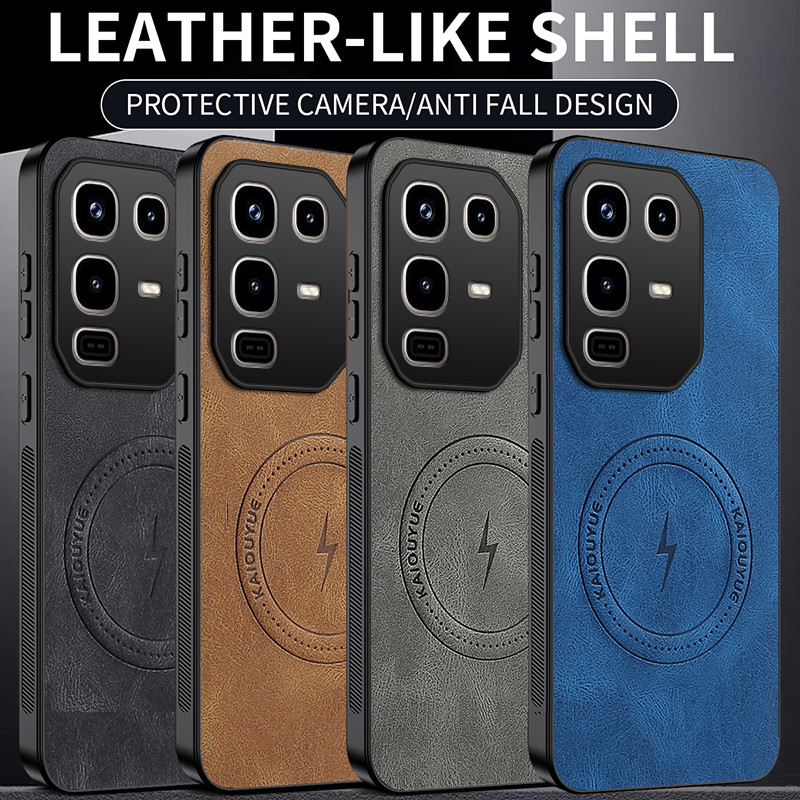 Dành cho Infinix Note 50 Pro + Vỏ mờ từ tính da cừu sang trọng cho Infinix Note50 40 Pro Plus Ốp lưn