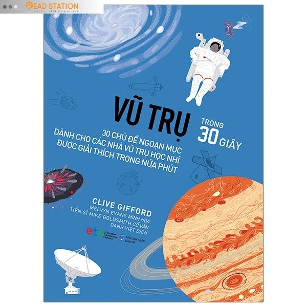 Sách > Vũ trụ - trong 30 giây (Clive Gifford)