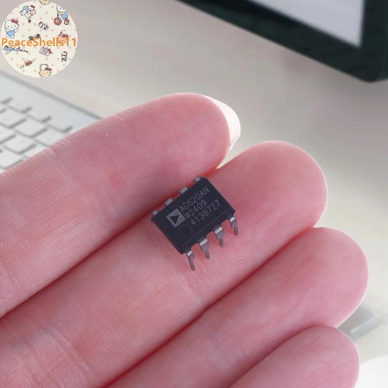 PeaceShells 1 Cái DIY Phụ Kiện Mới AD620ANZ AD620AN AD620 DIP8 Bộ Khuếch Đại Dụng Cụ Điện Tử VN