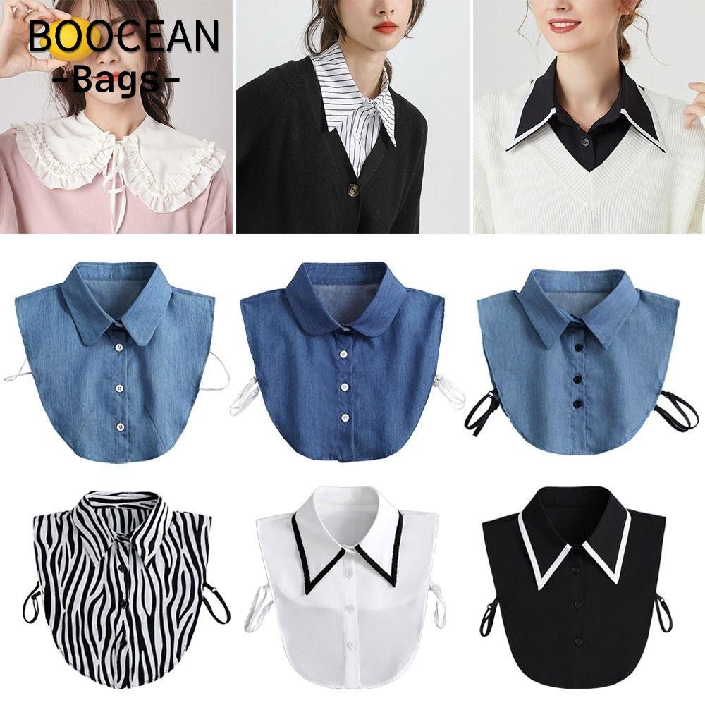 Phụ kiện quần áo BOOCEAN Áo Cotton cổ điển cổ điển Cổ giả