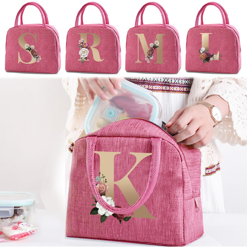 lunch bag Student portable lunch bag handbag Leak-proof In stock Outdoor picnic Thickened Insulated 