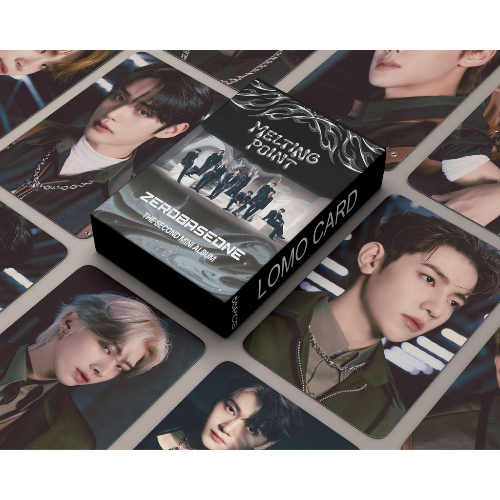 55 ZB1 Album Mới MELTING POINT Photocard ZEROBASEONE Album Card CRUSH25.10.2