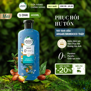 Dầu Gội HERBAL ESSENCES Bồng Bềnh Chiết Xuất Bưởi & Bạc Hà/ Phục Hồi Chiết Xuất Tinh Dầu Morocco Argan - Chai 400ML