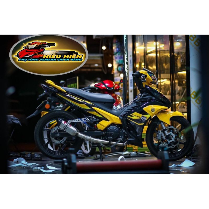Dàn áo Exciter 135 vàng  đen tem Lc v7 thời trang