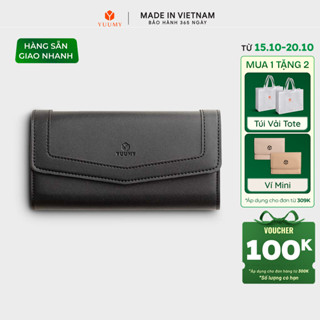 Ví Yuumy ( Thời trang nữ kiểu cầm tay dáng dài - Ví da Seasand YV32)