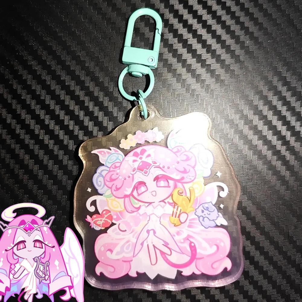 ‌Game Cookie Run Kingdom‌ Eternal Sugar Cookie Cosplay móc khoátoon Acrylic  Móc khóa Jewelry Decora