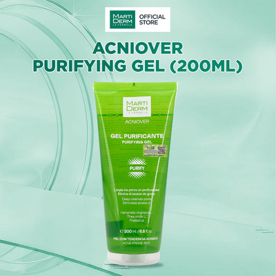 Gel rửa mặt cho da dầu mụn - MartiDerm Acniover Purifying Gel (200ml)