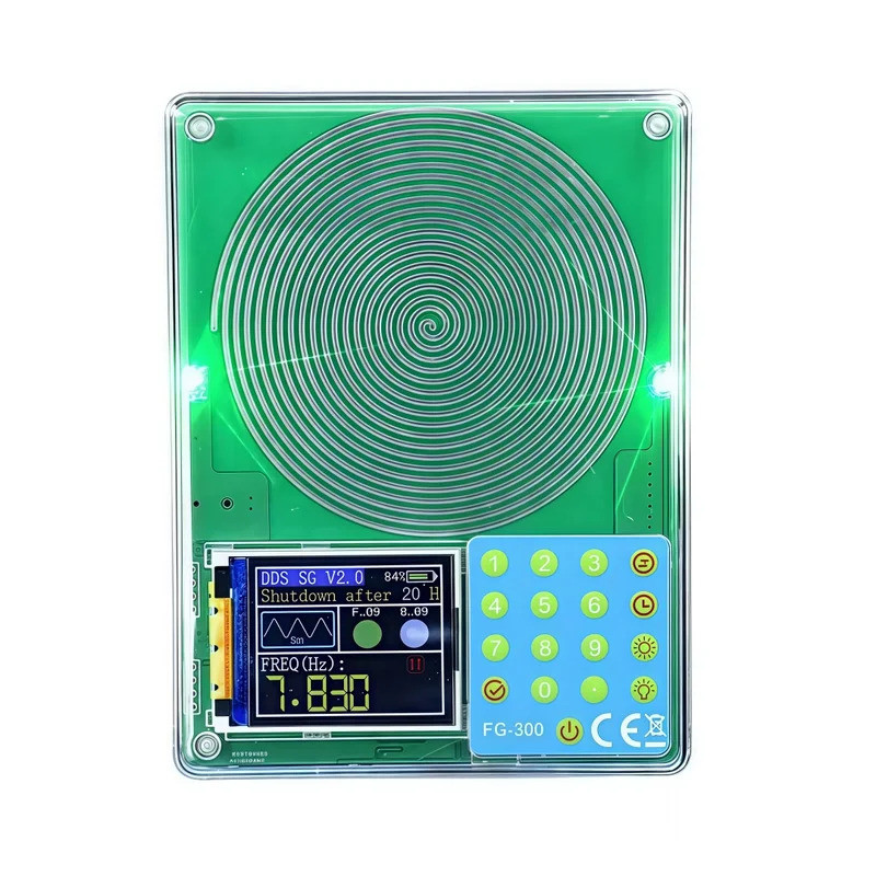 FG-300 DC5V 7,83HZ Máy phát sóng Schumann Chức năng DDS Máy phát tín hiệu 0,001Hz-200KHz Bộ cộng hưở