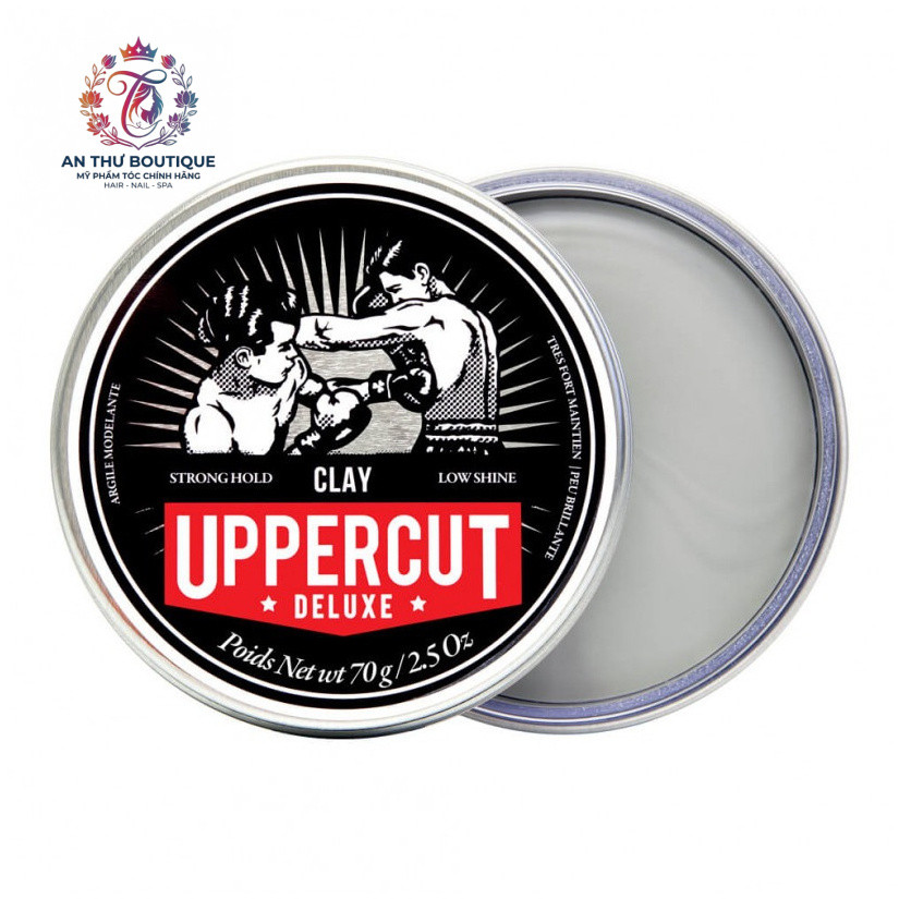 Sáp giữ nếp mạnh, độ hoàn thiện tự nhiên Uppercut Deluxe Clay 70gr .AT