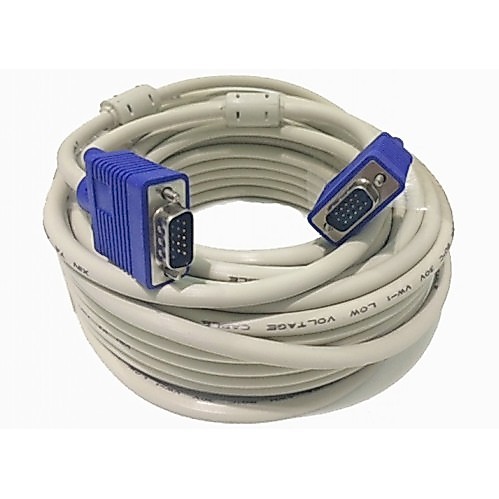 Dây VGA 10M trắng chuẩn 3+5