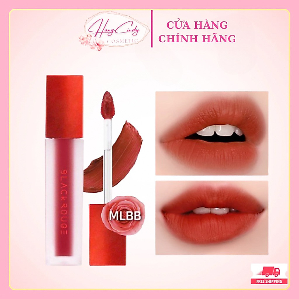 Son Kem Lì Black rouge A06 Màu Đỏ Đất Black Rouge Air Fit Velvet Tint