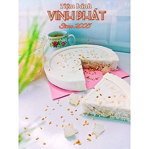 Bánh in nhân sữa mứt bí VINH PHÁT - 4 cái/900-1000g - Đặc sản Bạc Liêu