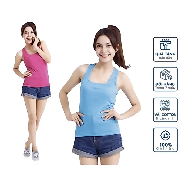 ÁO SÁT NÁCH,ÁO BA LỖ NỮ (CÓ SAI ĐẠI 35-80KG)