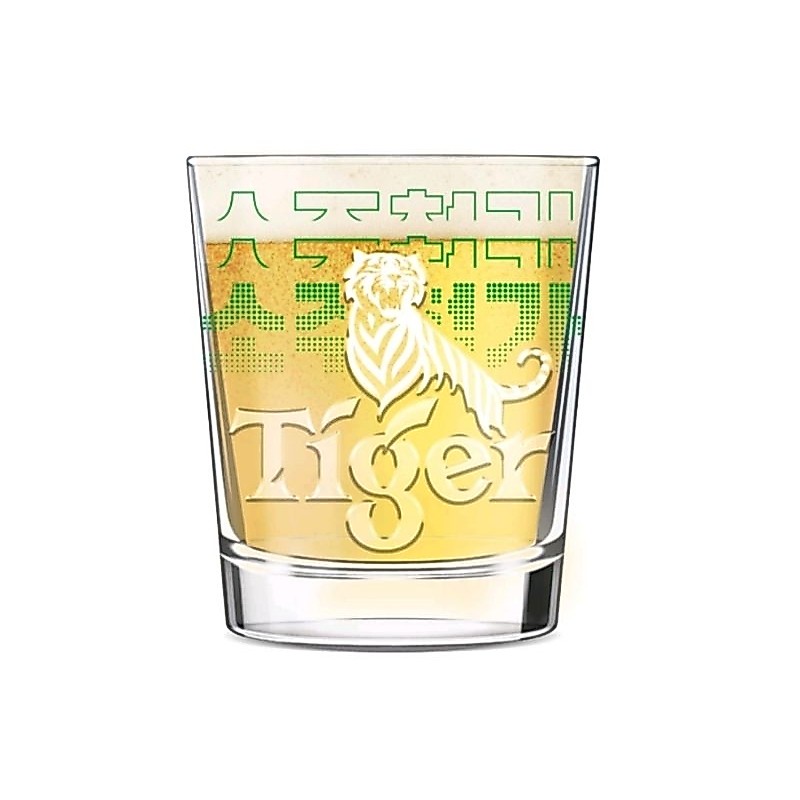 Ly thủy tinh Tiger Soju - edelweiss