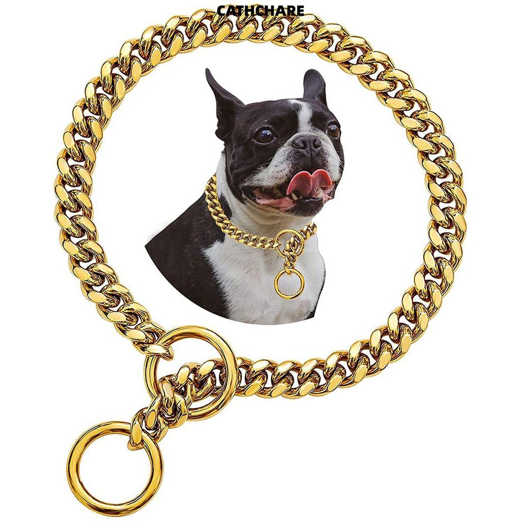 CATCHARE294 Vòng cổ chó mã hóa bền bỉ Dây kim loại Cuba