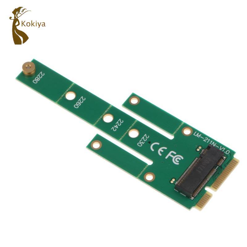 Kokiya MSATA to NGFF B & M Key Bo mạch chủ Sata Giao diện kết nối thẻ mở rộng