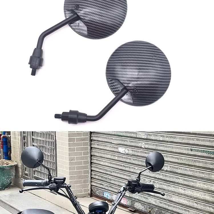 Gương Nhỏ HD Thích Hợp Cho Xe Honda Zoomer Zoomer UBE Xe Điện Ngắn Gương Tròn Nhỏ Gương Chiếu Hậu Ph