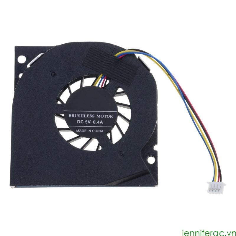 Jenniferac Phụ tùng máy tính xách tay cơ khí Quạt làm mát CPU 5V 0 4A 4 chân 4 dây cho NUC NUC5i3RYH