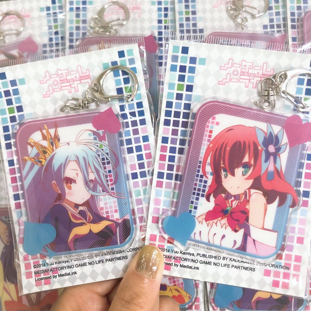 Game Life Acrylic Móc Khóa Trống Stephanie Hatsuse Izuna Hàng Hóa Chính Hãng