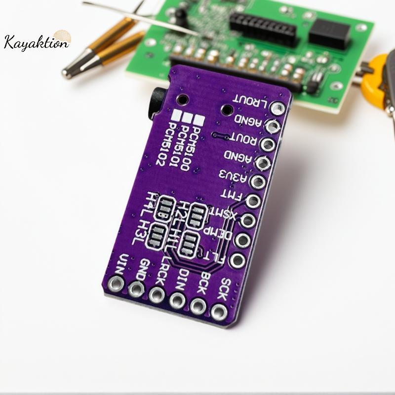 Kayaktion PCM5102A Giao diện Bộ giải mã DAC I2S GY-PCM5102 Mô-đun máy nghe nhạc I2S cho Raspberry Pi