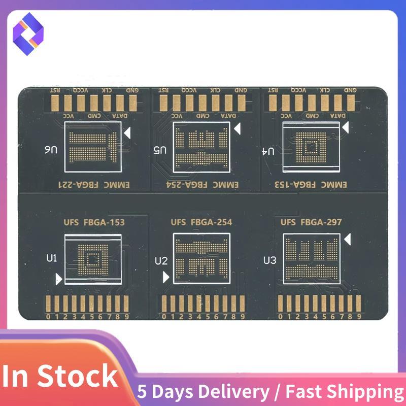 Flash 64 BGA ISP Board Flash 64 FBGA ISP EMMC FBGA 153 254 221 UFS FBGA 153 254 297 cho F64 Lite Ult