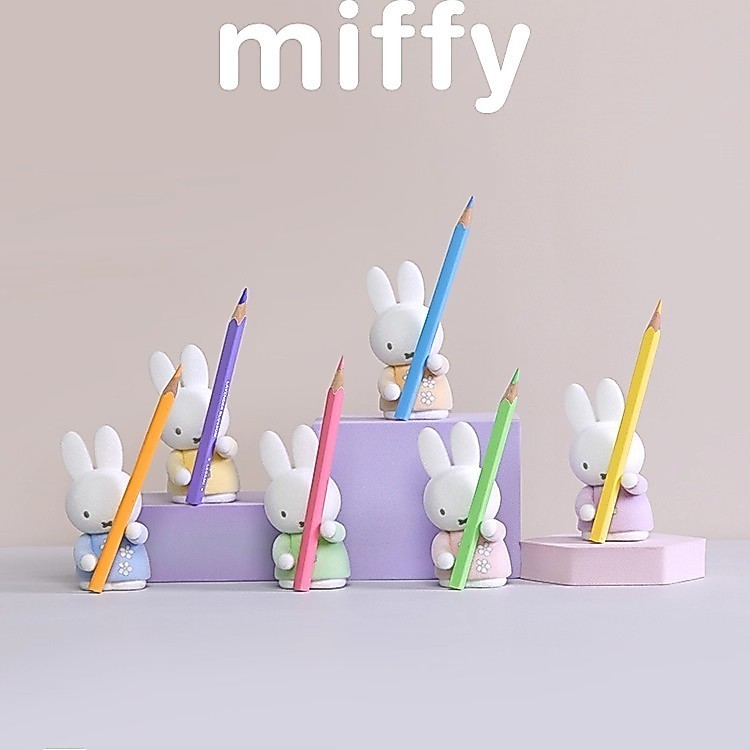 【Được cấp phép chính hãng】Mô Hình Miffy Chính Hãng 🐰 Kệ Đựng Đồ Mini Decor Bàn Học, Tượng Trang Trí 