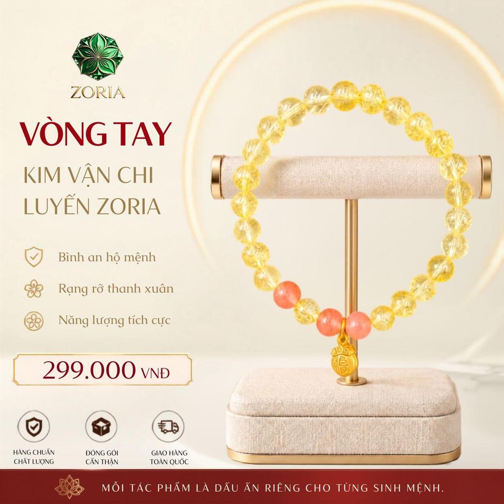 VÒNG TAY SINH TIÊU HỘ MỆNH CHI LUYẾN ZORIA 16 HẠT KÈM QUÀ TẶNG PL006