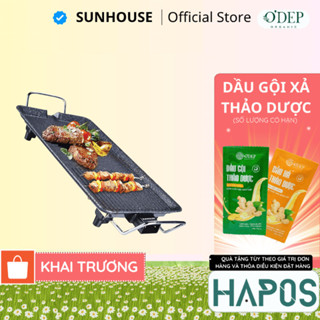 Bếp nướng điện không khói Sunhouse SHD4607 1500W , Kích thước 47x23cm - HAPOS HEL