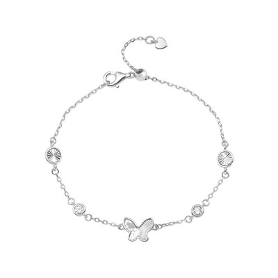 Lắc tay Bạc đính đá PNJSilver XMXMW060303