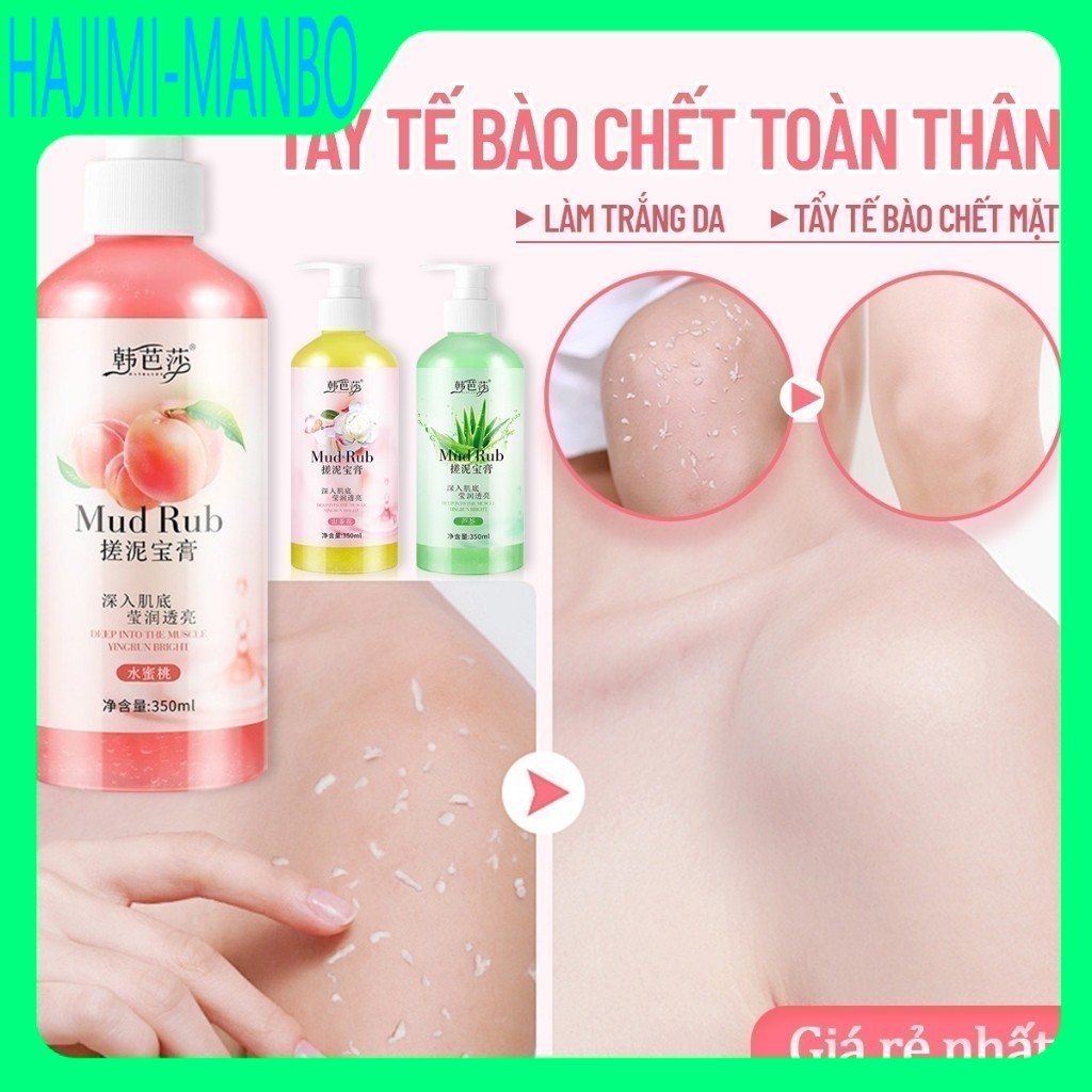 tẩy tế bào chết cơ thể làm trắng da mặt tẩy tế bào chết 300ml gel tẩy tế bào chết toàn thân