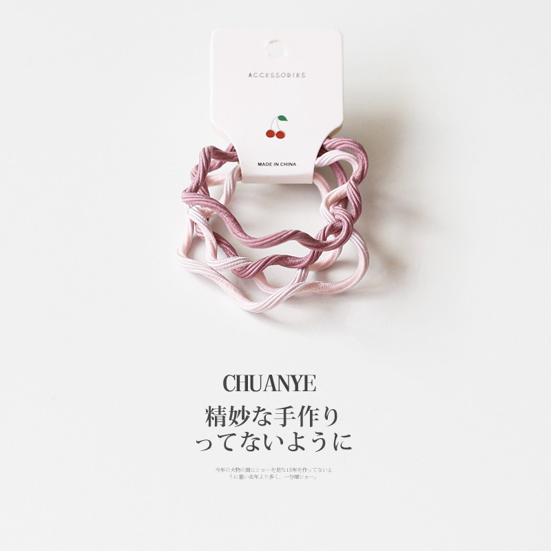 CHUANYE Kẹp Tóc Màu Sóng Hàn Quốc Style Mori Influencer Buộc Tóc Nhẹ Nhàng buộc tóc kẹp tóc kẹp tóc 