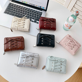 Da PU Tinh Tế Ví Nữ Dễ Thương Đa Năng Có Thể Gập Lại Nhiều Thẻ Ví Tiền Mặt