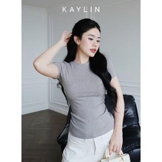 Áo thun KAYLIN form Basic chất vải thun cotton co giãn phong cách BST Hè 2025 - N2463