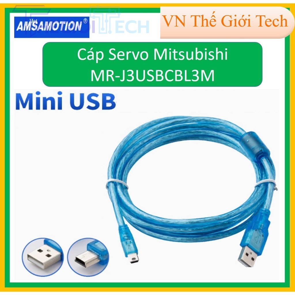 Cáp Servo Mitsubishi MR-J3USBCBL3M