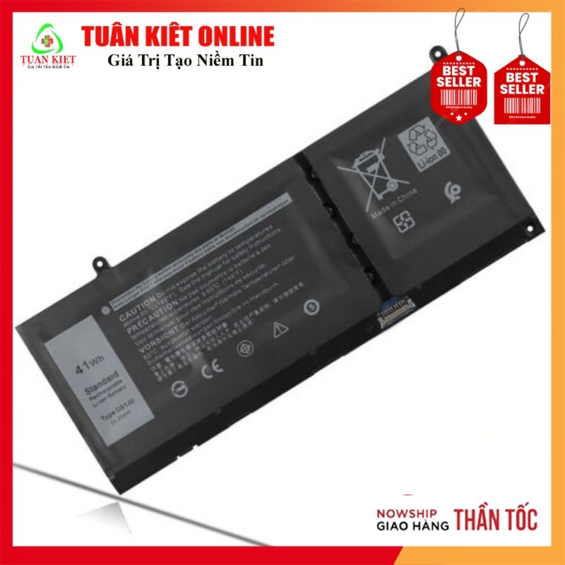 Pin Laptop G91J0 41Wh Dell Latitude 3320 3420 3520 Inspiron 5310 5410 5415 5418