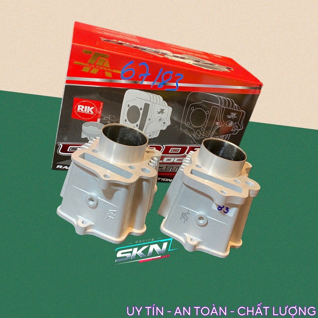 Lòng kiếng 67 TA Racing số 49 trái 54 phôm nhỏ thân dài 76 và dài 83 chính hãng >>