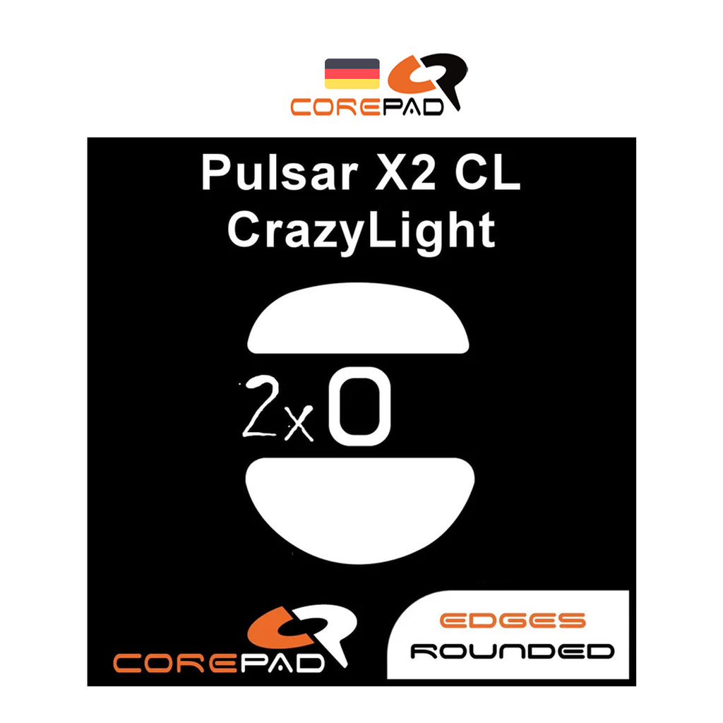 Feet chuột PTFE Corepad Skatez PRO Pulsar X2 CL CrazyLight (2 bộ) - Corepad official store